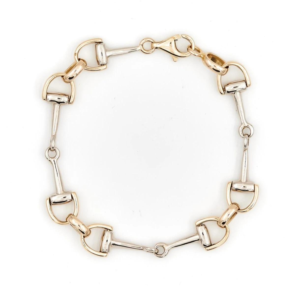 Bracelet Maille En 2 Ors 3 Bracelet Maille En 2 Ors – Image 3