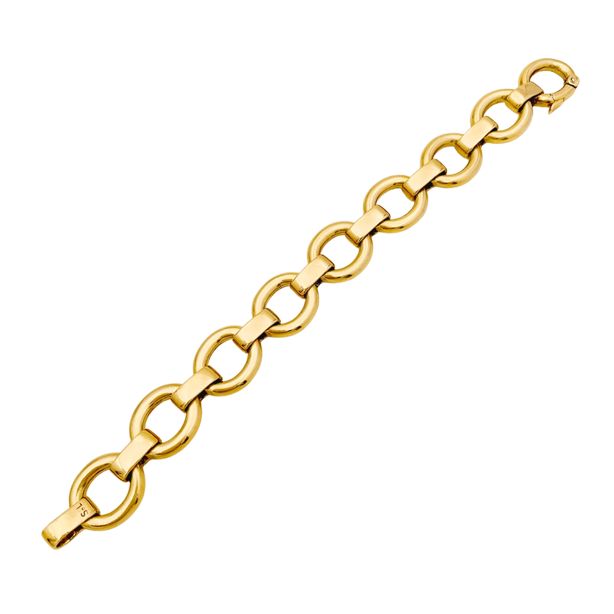 Miller Bracelet Maille En Or Jaune Et Diamants 4 Miller Bracelet Maille En Or Jaune Et Diamants – Image 4