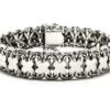 Bracelet Maille Fantaisie En Or Blanc 5 Bracelet Maille Fantaisie En Or Blanc -Castafiore Boutique bracelet maille fantaisie en or blanc 519933