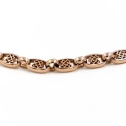 Bracelet Maille Filigrane En Or Rose -Castafiore Boutique bracelet maille filigrane en or rose 750275