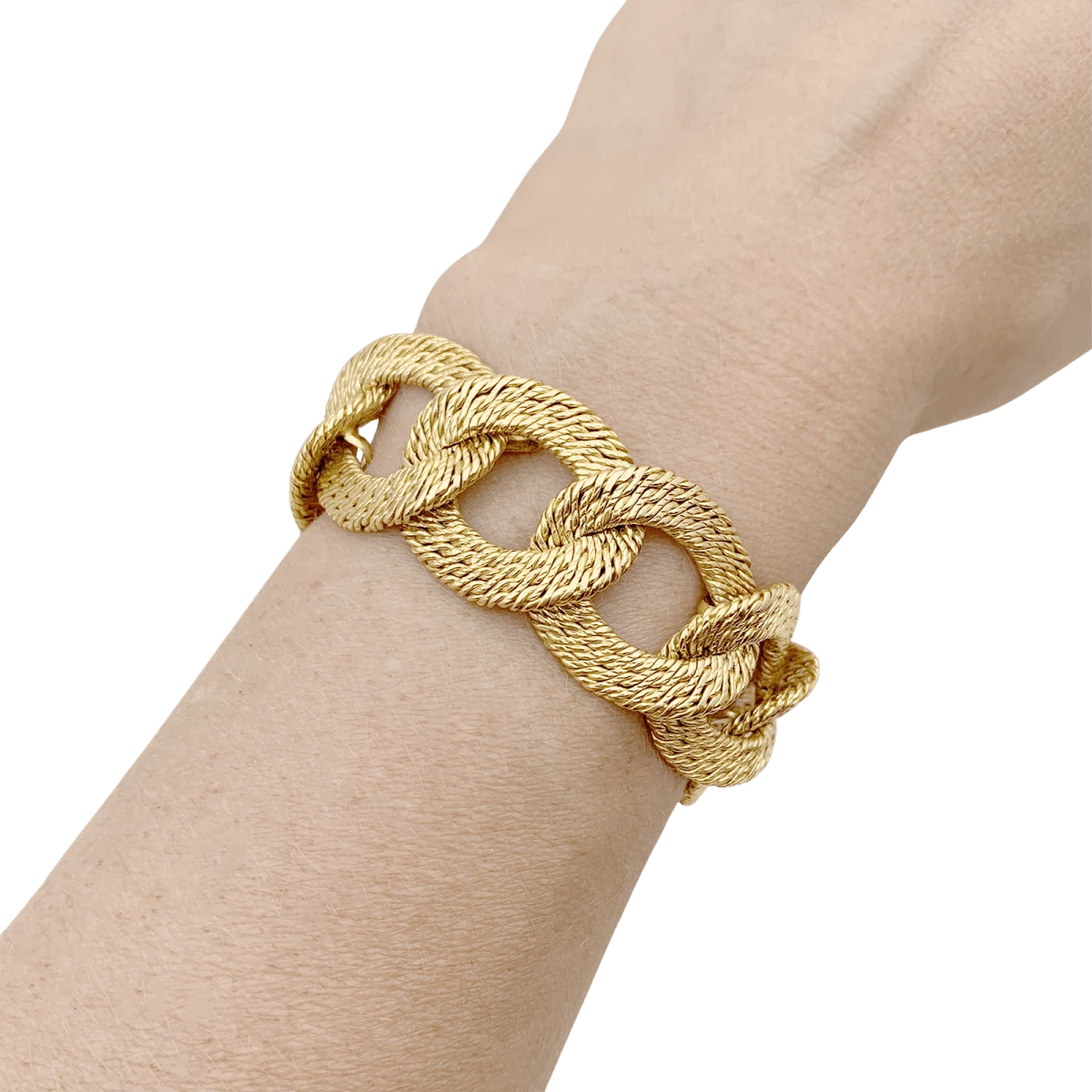 Miller Bracelet Maille GEORGES L'ENFANT En Or Jaune 2 Miller Bracelet Maille GEORGES L'ENFANT En Or Jaune – Image 2
