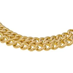 Bracelet Maille Gourmette En Or Jaune, Or Blanc Et Diamant 9 Bracelet Maille Gourmette En Or Jaune, Or Blanc Et Diamant -Castafiore Boutique bracelet maille gourmette en or jaune or blanc et diamant 385183