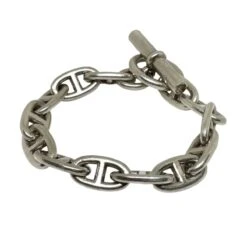 Bracelet Maille HERMÈS "Chaîne D'ancre" En Argent
