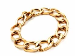 Bracelet Maille Massive En Or Rose 9 Bracelet Maille Massive En Or Rose -Castafiore Boutique bracelet maille massive en or rose 211464