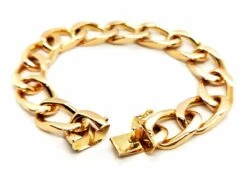 Bracelet Maille Massive En Or Rose 12 Bracelet Maille Massive En Or Rose -Castafiore Boutique bracelet maille massive en or rose 274452