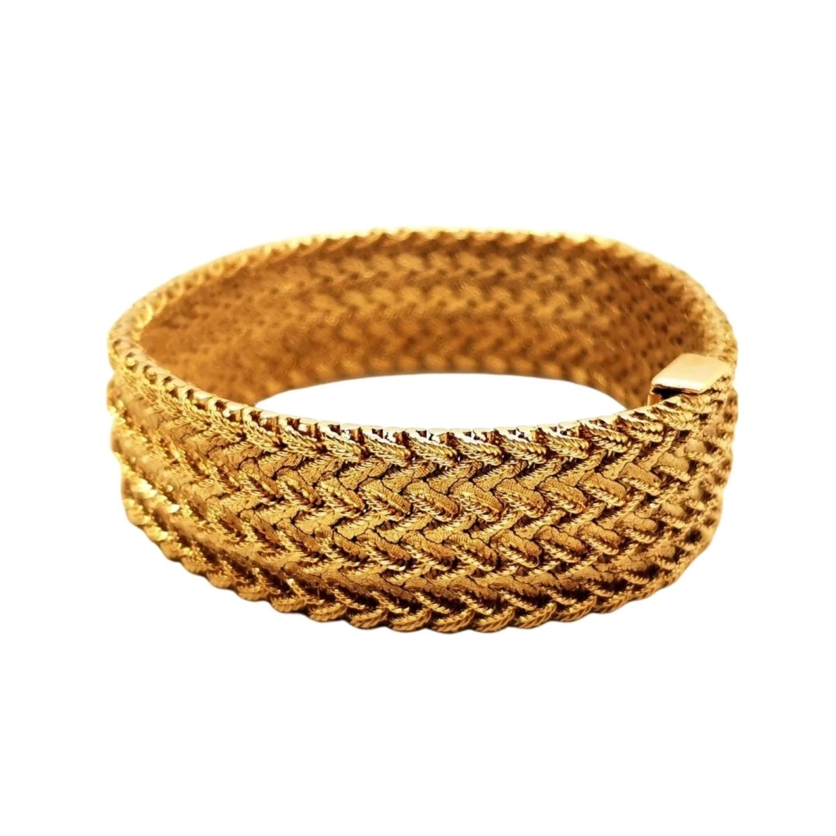 Bracelet Maille Polonaise GAY FRÈRES En Or Jaune 4 Bracelet Maille Polonaise GAY FRÈRES En Or Jaune – Image 4