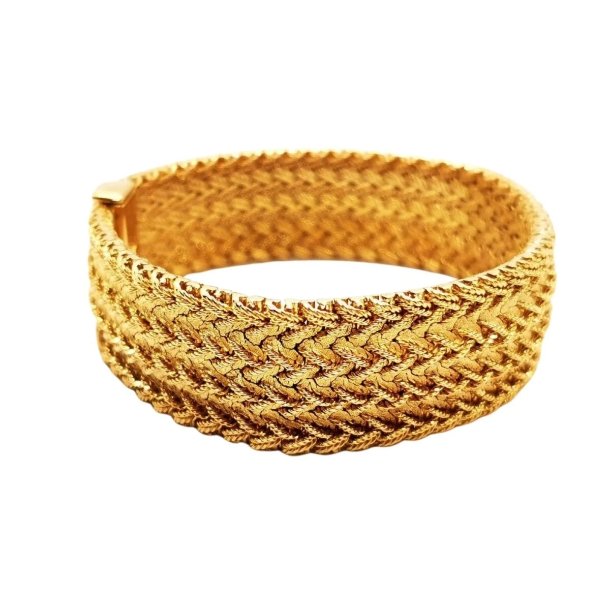 Bracelet Maille Polonaise GAY FRÈRES En Or Jaune 5 Bracelet Maille Polonaise GAY FRÈRES En Or Jaune – Image 5