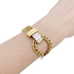 Miller Bracelet Maille POMELLATO "Corde" En Deux Ors Et Diamants 11 Miller Bracelet Maille POMELLATO "Corde" En Deux Ors Et Diamants -Castafiore Boutique bracelet maille pomellato corde en deux ors et diamants 801369