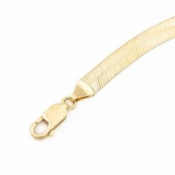 Bracelet Maille Serpent En Or Jaune -Castafiore Boutique bracelet maille serpent en or jaune 739428