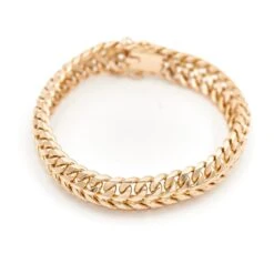 Bracelet Maille Sorcière En Or Jaune 10 Bracelet Maille Sorcière En Or Jaune -Castafiore Boutique bracelet maille sorciere en or jaune 715748