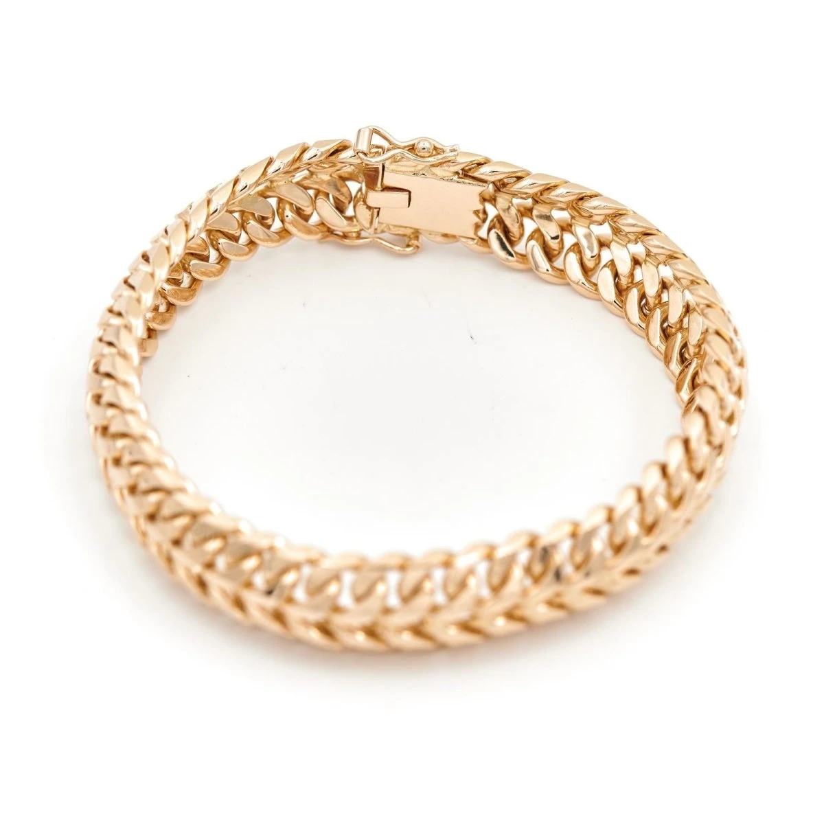 Bracelet Maille Sorcière En Or Jaune 5 Bracelet Maille Sorcière En Or Jaune – Image 5