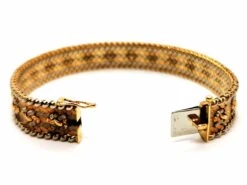 Bracelet Maille Tricolore En 3 Ors 16 Bracelet Maille Tricolore En 3 Ors -Castafiore Boutique bracelet maille tricolore en 3 ors 888585