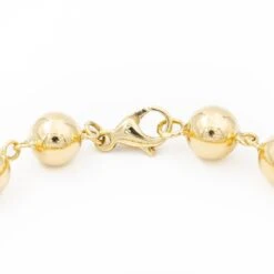 Bracelet Mailles Boules En Or Jaune -Castafiore Boutique bracelet mailles boules en or jaune 489535