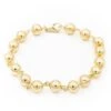 Bracelet Mailles Boules En Or Jaune -Castafiore Boutique bracelet mailles boules en or jaune 821511