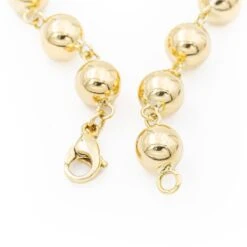 Bracelet Mailles Boules En Or Jaune -Castafiore Boutique bracelet mailles boules en or jaune 932808