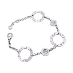 Miller Bracelet Maillons BULGARIen Or Blanc Et Diamants 7 Miller Bracelet Maillons BULGARIen Or Blanc Et Diamants -Castafiore Boutique bracelet maillons bulgari en or blanc et diamants 202536