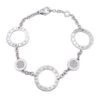Miller Bracelet Maillons BULGARIen Or Blanc Et Diamants