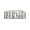 Miller Bracelet Manchette Art Déco En Platine Et Diamants