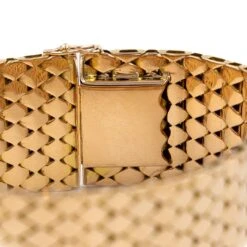 Bracelet Manchette écailles En Or Rose -Castafiore Boutique bracelet manchette ecailles en or rose 621468