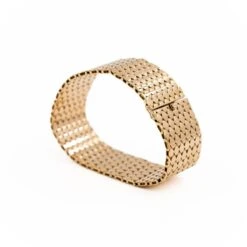 Bracelet Manchette écailles En Or Rose -Castafiore Boutique bracelet manchette ecailles en or rose 944054