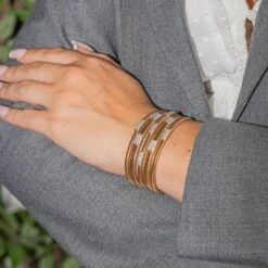 Bracelet Manchette En Or Rose Et Diamant 8 Bracelet Manchette En Or Rose Et Diamant -Castafiore Boutique bracelet manchette en or rose et diamant 602672