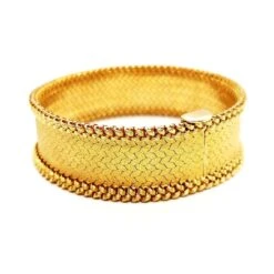 Bracelet Manchette GEORGES LENFANT En Or Jaune -Castafiore Boutique bracelet manchette georges lenfant en or jaune 142298