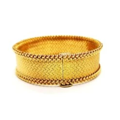 Bracelet Manchette GEORGES LENFANT En Or Jaune -Castafiore Boutique bracelet manchette georges lenfant en or jaune 627678