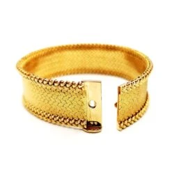Bracelet Manchette GEORGES LENFANT En Or Jaune -Castafiore Boutique bracelet manchette georges lenfant en or jaune 913834