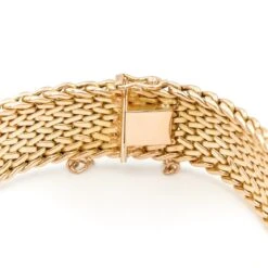 Bracelet Manchette Maille Polonaise En Or Jaune 11 Bracelet Manchette Maille Polonaise En Or Jaune -Castafiore Boutique bracelet manchette maille polonaise en or jaune 748650