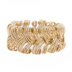 Bracelet Manchette Or Jaune