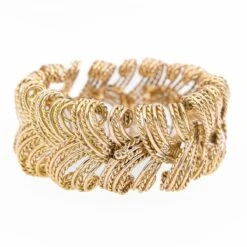 Bracelet Manchette Or Jaune 9 Bracelet Manchette Or Jaune -Castafiore Boutique bracelet manchette or jaune 568265