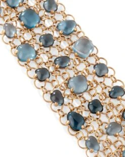 Bracelet Manchette Sabbia POMELLATO En Or Jaune Et Pierres Fines -Castafiore Boutique bracelet manchette sabbia pomellato en or jaune et pierres fines 426785