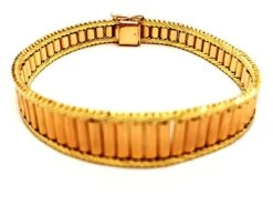 Bracelet Manchette Souple En Or Jaune -Castafiore Boutique bracelet manchette souple en or jaune 220489