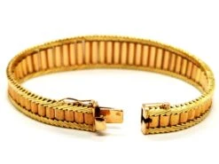 Bracelet Manchette Souple En Or Jaune -Castafiore Boutique bracelet manchette souple en or jaune 768560