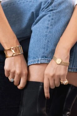 Bracelet Manchette TIFFANY & CO. "Atlas" En Or Jaune 17 Bracelet Manchette TIFFANY & CO. "Atlas" En Or Jaune -Castafiore Boutique bracelet manchette tiffany co atlas en or jaune 704265