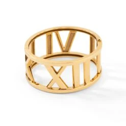 Bracelet Manchette TIFFANY & CO. "Atlas" En Or Jaune 14 Bracelet Manchette TIFFANY & CO. "Atlas" En Or Jaune -Castafiore Boutique bracelet manchette tiffany co atlas en or jaune 956389