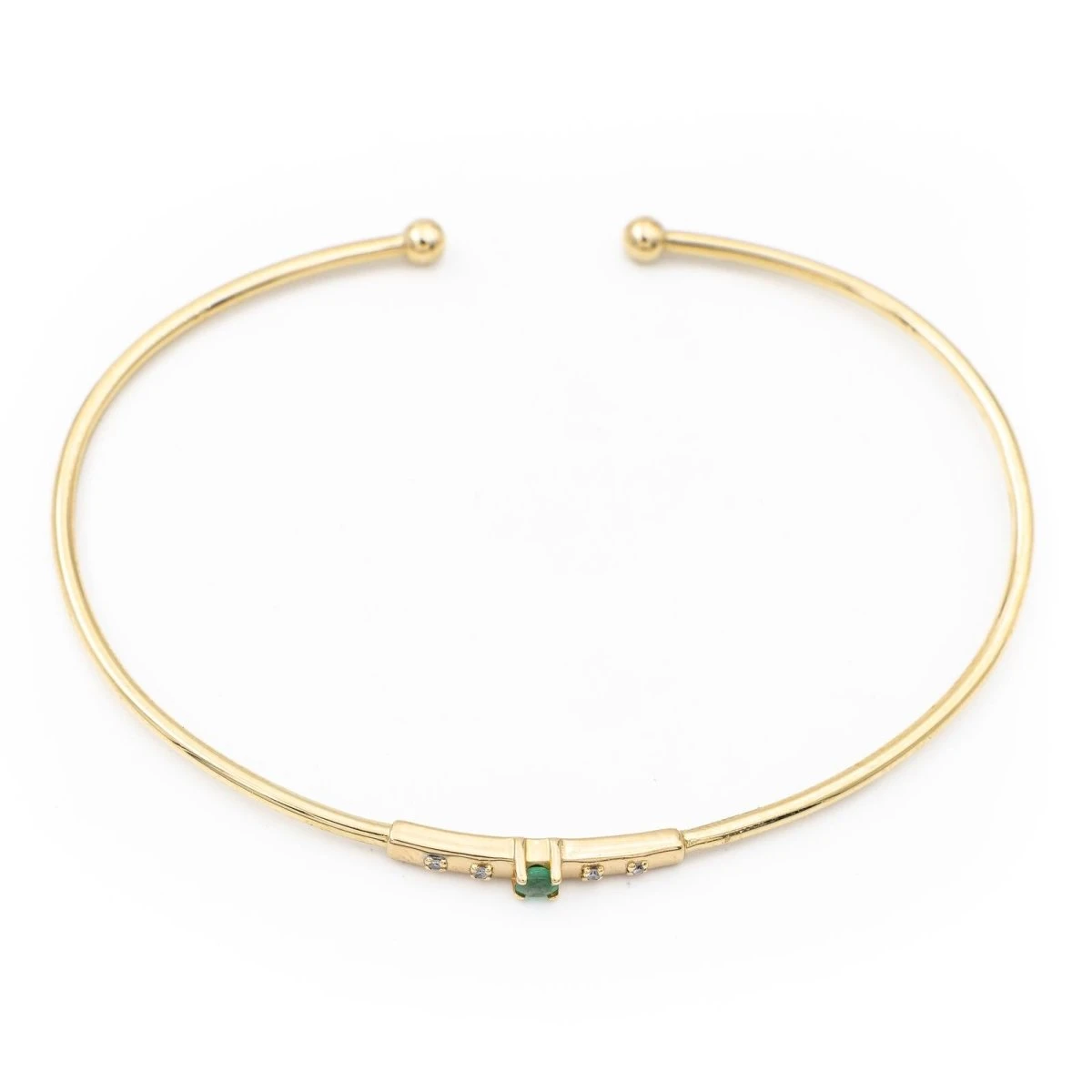 Bracelet MAUBOUSSIN Capsule D'émotions En Or Jaune, Emeraude Et Diamants 5 Bracelet MAUBOUSSIN Capsule D'émotions En Or Jaune, Emeraude Et Diamants – Image 5