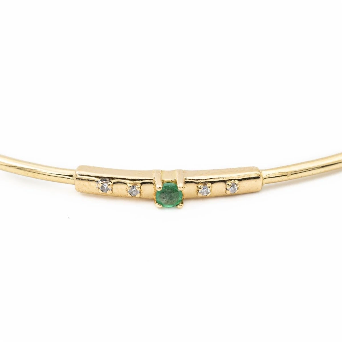 Bracelet MAUBOUSSIN Capsule D'émotions En Or Jaune, Emeraude Et Diamants 2 Bracelet MAUBOUSSIN Capsule D'émotions En Or Jaune, Emeraude Et Diamants – Image 2