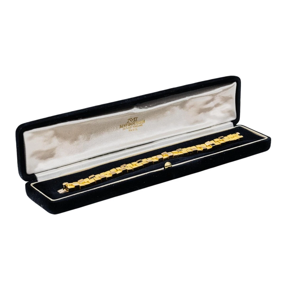 Bracelet MAUBOUSSIN "Cubes" En Or Jaune 8 Bracelet MAUBOUSSIN "Cubes" En Or Jaune – Image 8