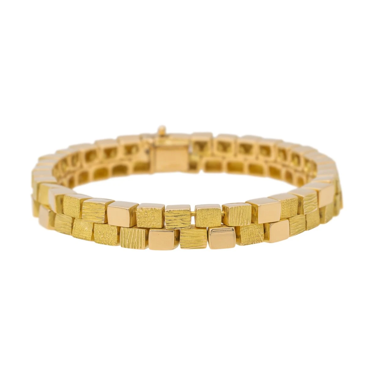 Bracelet MAUBOUSSIN "Cubes" En Or Jaune 1 Bracelet MAUBOUSSIN "Cubes" En Or Jaune