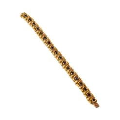 Bracelet MAUBOUSSIN En Or Jaune Et Saphirs