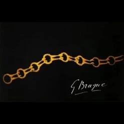 Bracelet « Mésopotamie » En Or Jaune D’après Georges BRAQUE -Castafiore Boutique bracelet mesopotamie en or jaune dapres georges braque 538531