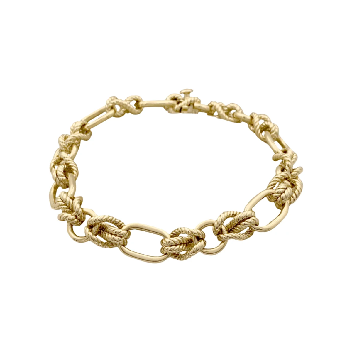 Miller Bracelet Maille "Noeuds" En Or Jaune 4 Miller Bracelet Maille "Noeuds" En Or Jaune – Image 4