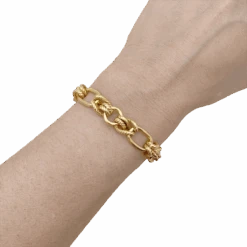 Miller Bracelet Maille "Noeuds" En Or Jaune 5 Miller Bracelet Maille "Noeuds" En Or Jaune -Castafiore Boutique bracelet noeuds en or jaune 624541