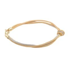 Bracelet Noeuds En Or Jaune Et Or Blanc 10 Bracelet Noeuds En Or Jaune Et Or Blanc -Castafiore Boutique bracelet noeuds en or jaune et or blanc 190573