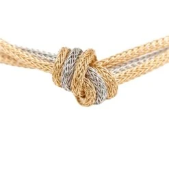 Bracelet Noeuds En Or Jaune Et Or Blanc 11 Bracelet Noeuds En Or Jaune Et Or Blanc -Castafiore Boutique bracelet noeuds en or jaune et or blanc 298211