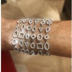 Bracelet Or Blanc Diamants -Castafiore Boutique bracelet or blanc diamants 272296