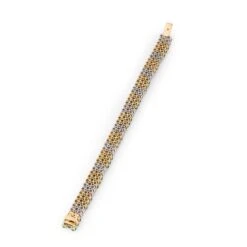 Bracelet Ligne En Or Jaune, Platine, émeraudes Et Diamants 6 Bracelet Ligne En Or Jaune, Platine, émeraudes Et Diamants -Castafiore Boutique bracelet or et platine diamants et emeraudes 918242