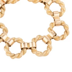 Bracelet Or Jaune Anneaux Torsadésde La Maison Chaumet -Castafiore Boutique bracelet or jaune anneaux torsades de la maison chaumet 797396