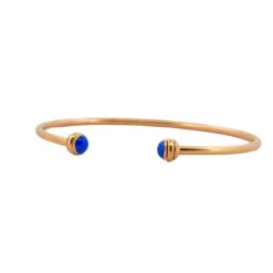 Bracelet Jonc PIAGET "Possession" En Or Rose Et Lapis Lazuli -Castafiore Boutique bracelet piaget jonc possession en or rose et lapis lazuli 493227
